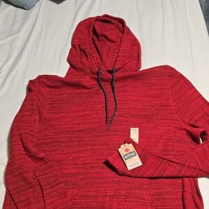 Mens Long Sleeve Hooded Shirt